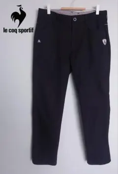 le coq sportif ルコックスポルティフ ゴルフパンツ 黒 ブラックL