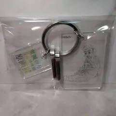 鬼滅の刃 吾峠呼世晴原画展 クリアベースキーホルダー 竈門禰豆子 鱗滝左近次