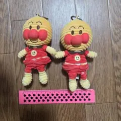 アンパンマン ぬいぐるみキーホルダー 2体セット 約15cm