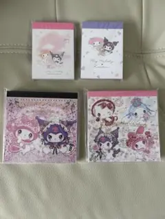 サンリオキャラクター メモ帳セット 4種