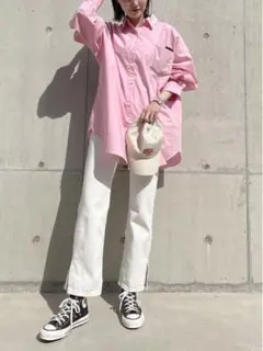 【新品】MODUE mioさん着用 mignon save slit pantsのサムネイル