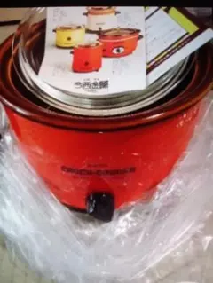 MINI-CROCK スロークッカー 昭和レトロ オレンジ 煮込み鍋 - メルカリ