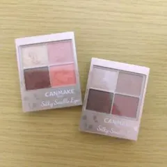 キャンメイク　シルキースフレアイズ　マットタイプ　2個セット　M04 M02