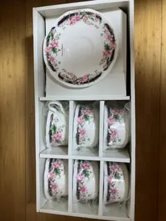 Giovanni Valentino 花柄　カップ & ソーサー 6組セット