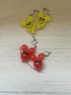 ディズニー ミッキーマウス型 イヤリング