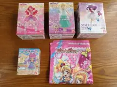 プリキュア『フィギュア＆ハンカチ』５点セット
