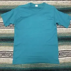 80s BVD ポケットTシャツ ターコイズ ヴィンテージ USA 古着のサムネイル