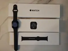【美品】Apple Watch SE GPS 第2世代 44mmミッドナイ89%