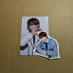 なにわ男子　藤原丈一郎　トレカ　ステッカー　HARDWORK