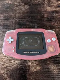 ゲームボーイアドバンス クリアピンク 本体