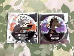 匿名配送 はなまるうどん BEASTARS 缶バッジ　レゴシ ヤフヤ ★新品★