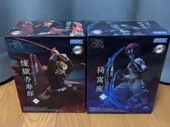 鬼滅の刃 煉獄杏寿郎 猗窩座 XrossLinkフィギュア 2種セット