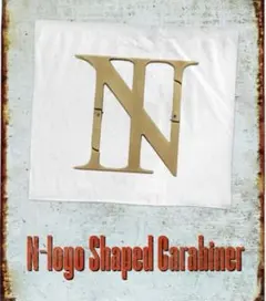 the bonez N-Logo Shaped Carabiner jsf