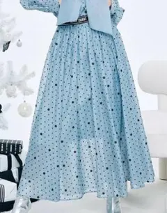 【LILY BROWN*MARY QUANT】デイジードットスカート