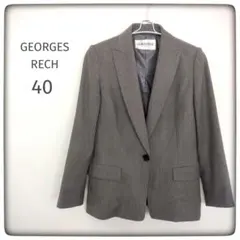 GEORGES RECH グレー テーラードジャケット 40 上品 シンプルのサムネイル