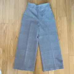 ZARA WOMAN チェック柄 スラックス　ワイドパンツM