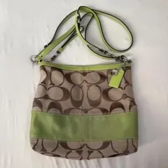 ⭐️最終値下げ⭐️COACH ショルダーバッグ グリーン