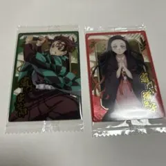 鬼滅の刃 ウエハース 10 ノーマル カード 竈門炭治郎　ねずこ