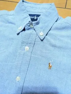 Ralph Lauren 水色 ボタンダウンシャツ