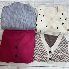 GRL ニット カーディガン 4点セット まとめ売り 新品