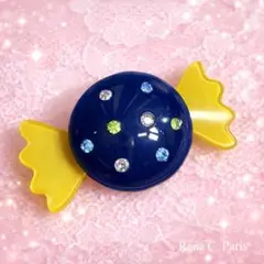 【H65】Rena C. Paris キャンディヘアクリップ　青のサムネイル