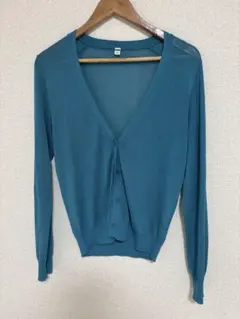 ユニクロ　ライトVネックカーディガン　L