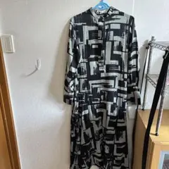 LUCA LADY LUCK LUCA 総柄シャツワンピース