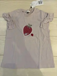 ★新品タグ付き★Seraph いちごモチーフ フリル袖 Tシャツ 120cmのサムネイル
