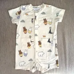 ジェラピケ　ミッフィー　70 ロンパース　カバーオール