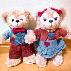 ダッフィー シェリーメイ ぬいぐるみバッジ バレンタイン - メルカリ