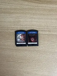 PS Vita ゲーム2本セット バイオハザード2 と 進撃の巨人