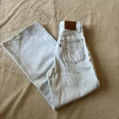 Levi’s RIBCAGE WIDE LEG ジーンズ ライトブルー W24