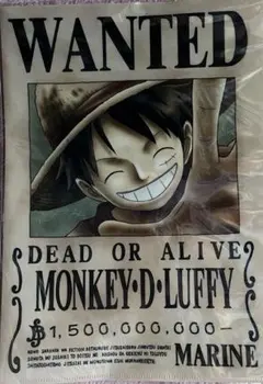 ONE PIECE モンキー・D・ルフィ 手配書クリアファイル - メルカリ