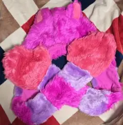 ディズニー チェシャ猫 ファンキャップ マフラー　※値下不可