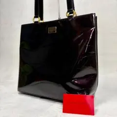 【美品✨】シャルルジョルダン エナメル 2wayバッグ 黒 フォーマルのサムネイル