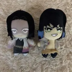 鬼滅の刃 お館様 伊之助 ともぬい マスコット ぬいぐるみ 2点セット