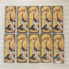 鬼滅の刃　絵札缶バッジ　我妻善逸