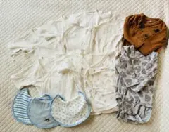 【美品】ホットビスケッツ　ミキハウス　肌着　H&M 肌着ロンパース