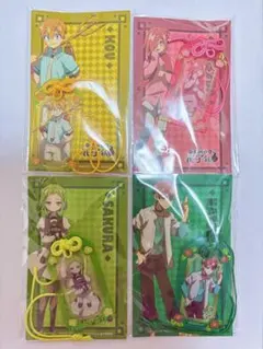 地縛少年花子くん お守り風 アクリルキーホルダー 4点セット