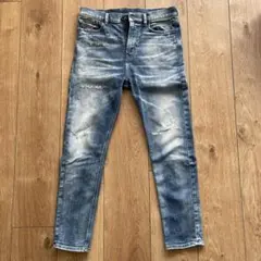 DIESEL ディーゼル ロゴ刺繍 サイドライン ベロア トラックパンツ 
