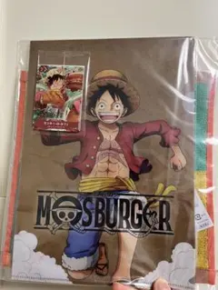 ワンピース モスバーガー セット　ワンピカ タオル　クリアファイル