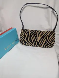 極美品　kate spade NEW YORK ゼブラ柄 ショルダーバッグ