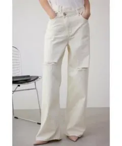 AZUL BY MOUSSY ダメージラップデニム