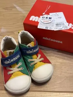 miki HOUSE マルチカラースニーカー 15.5cm