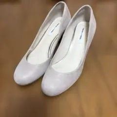 Odette e Odile ベージュラメ　パンプス　23㎝のサムネイル
