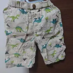 Sanansan Mos2 恐竜柄 ハーフパンツ 120