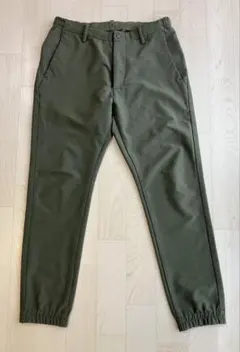 【UNIQLO】EZYジョガーパンツ（ウルトラストレッチドライEX）オリーブ S