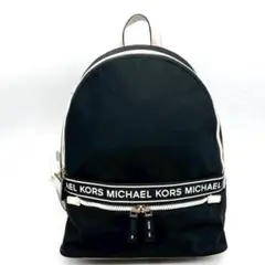 【格安】MICHAEL KORS ブラック リュック ロゴ ナイロンリュック