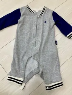 POLO Baby ロンパース グレー/ネイビー