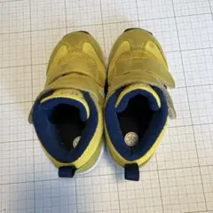 asics 黄色　15.5cm スニーカー